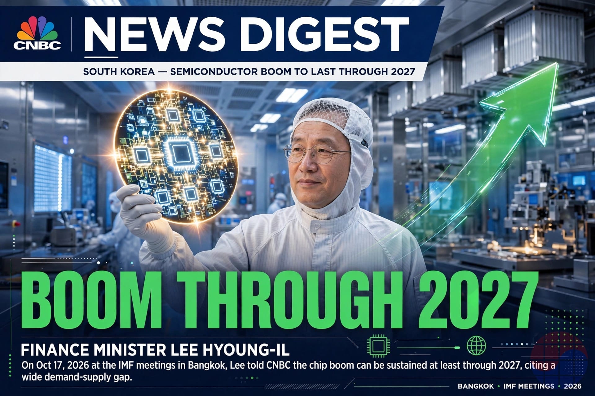 South Korea finance minister Lee Hyoung-il — semiconductor boom to last at least through 2027