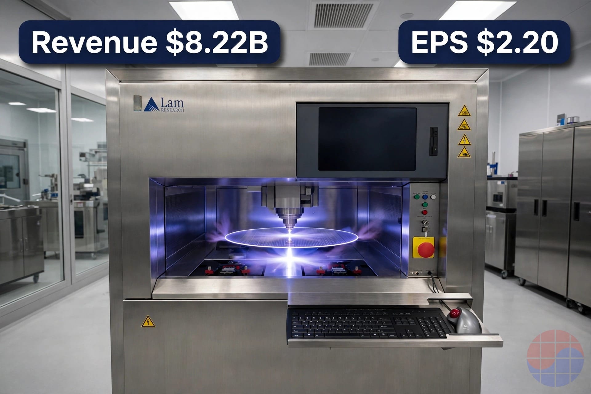 Lam Research record revenue USD 8.22B EPS USD 2.20 - September quarter 2026 results