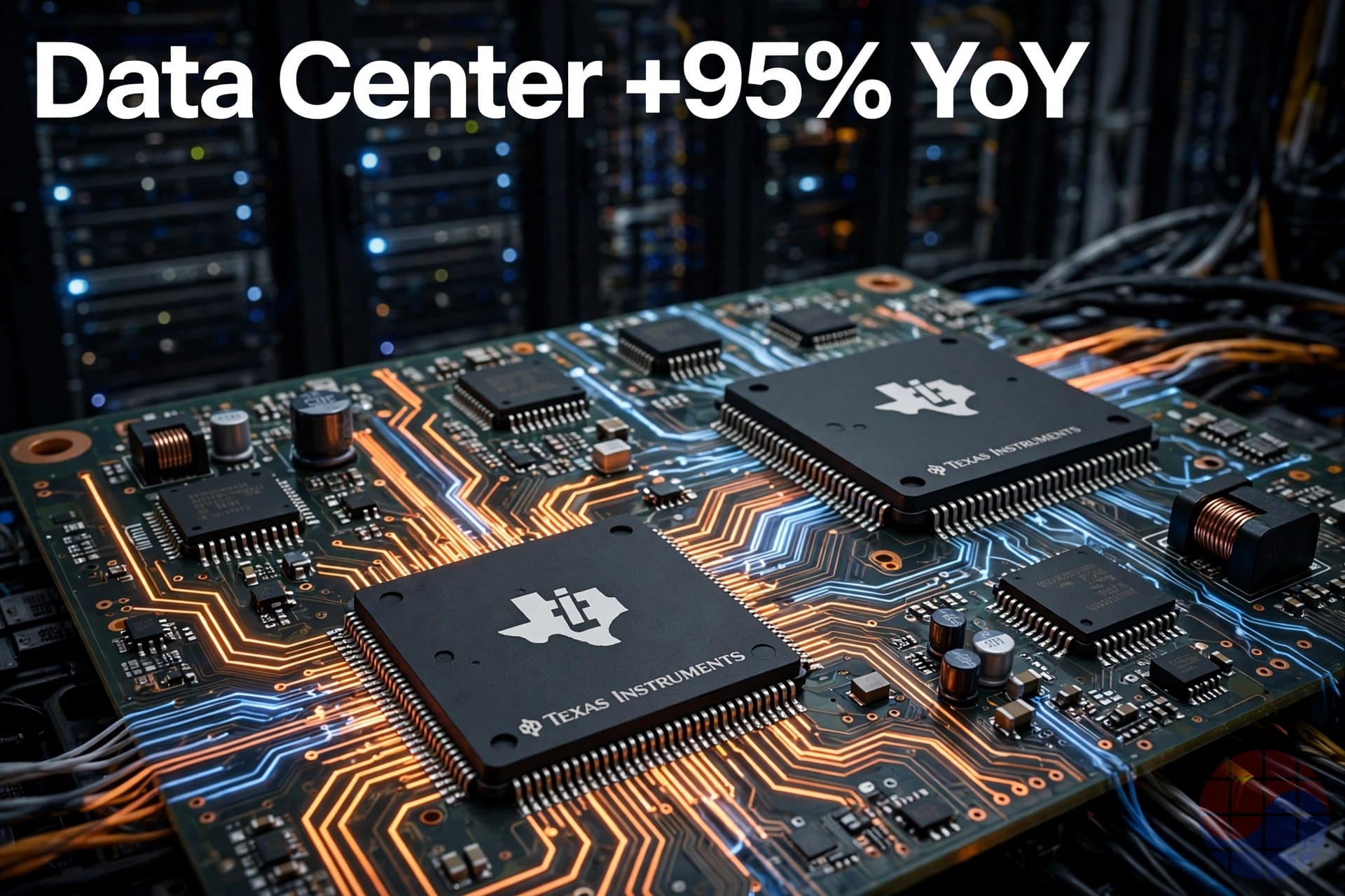Texas Instruments data center revenue up 95 percent - Q3 2026 EPS USD 2.62