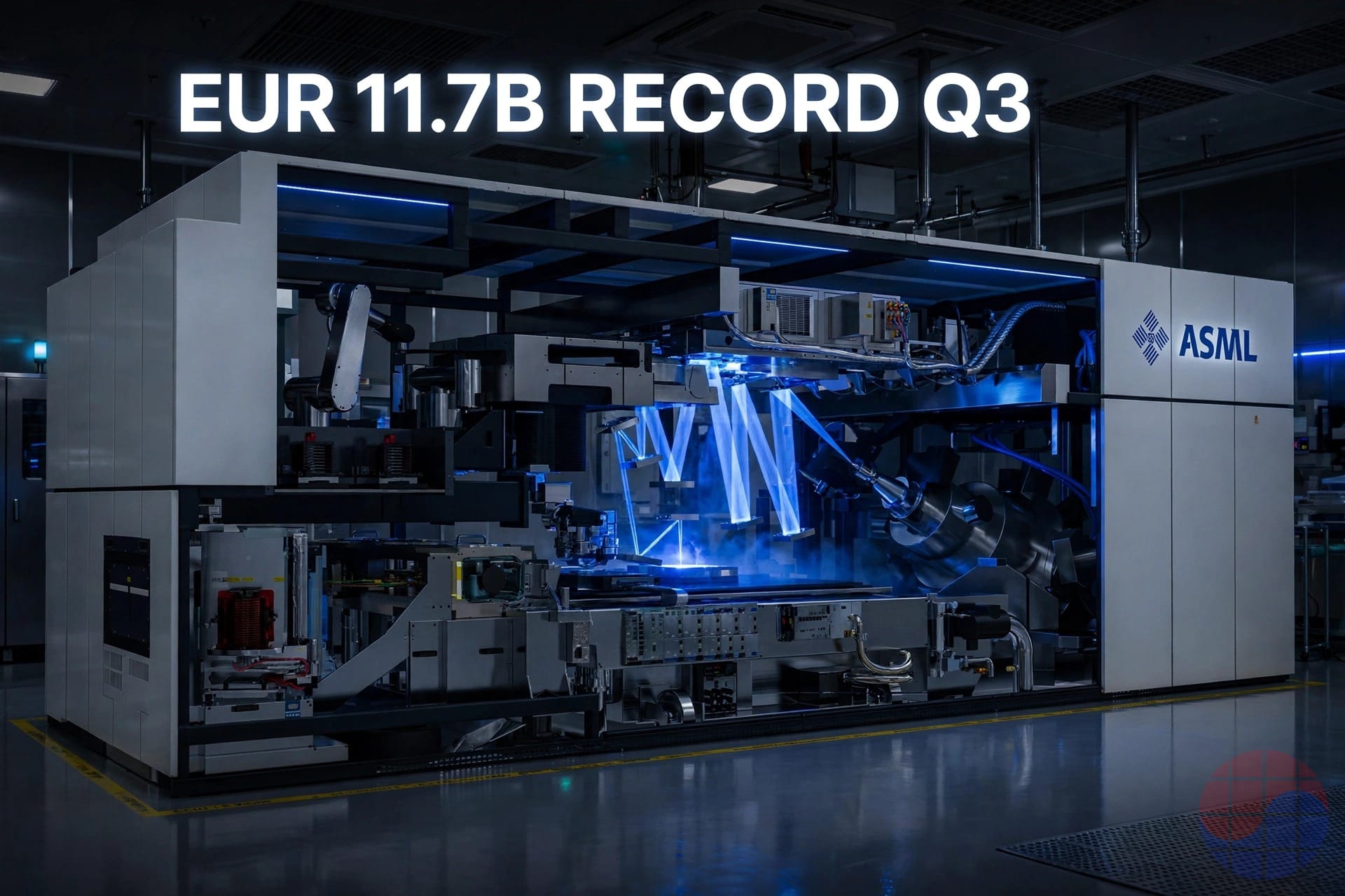 ASML Q3 2026 record net sales EUR 11.7B — EUV lithography system