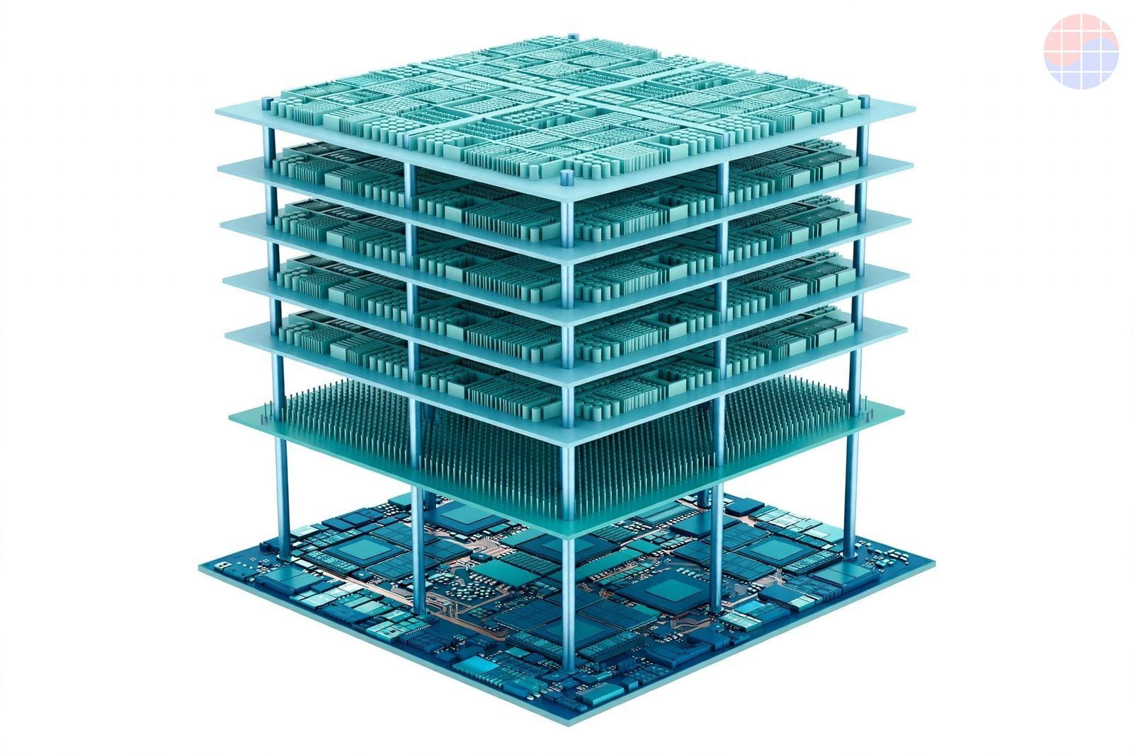 Monolithic 3D stacked DRAM concept