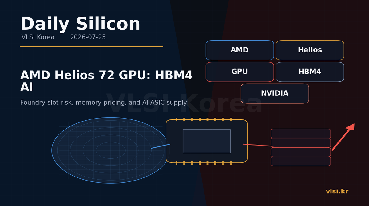 Daily Silicon: AMD Helios 72 GPU: HBM4·엔비디아 AI칩