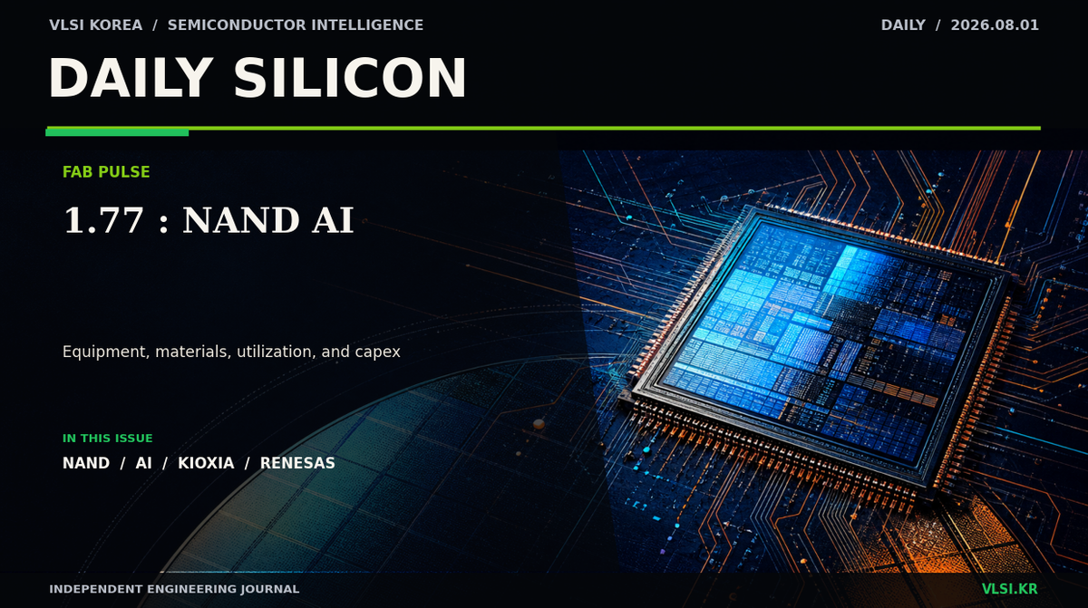 Daily Silicon: 키옥시아 1.77조엔: NAND·AI 반도체 수요
