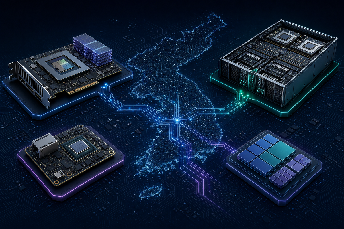 한국 AI 반도체 생태계의 데이터센터 가속기, rack, edge NPU, SoC IP 구조