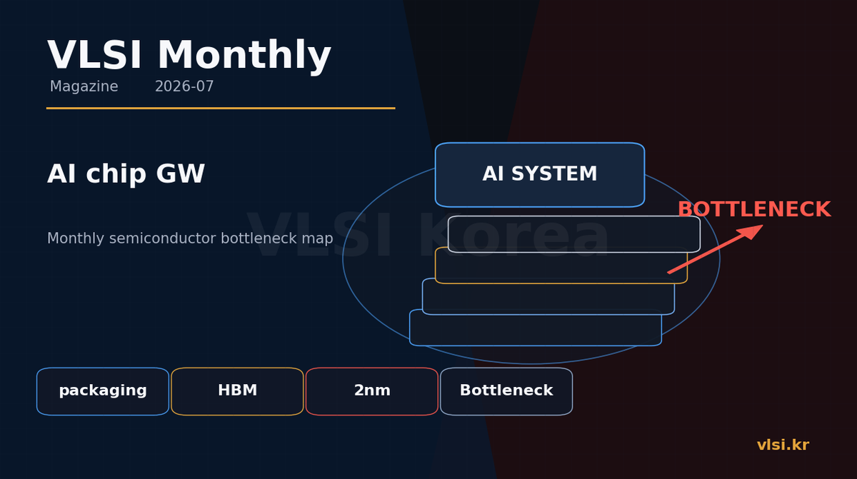 VLSI Monthly: 2026년 7월: AI chip 계약의 단위는 이제 GW다