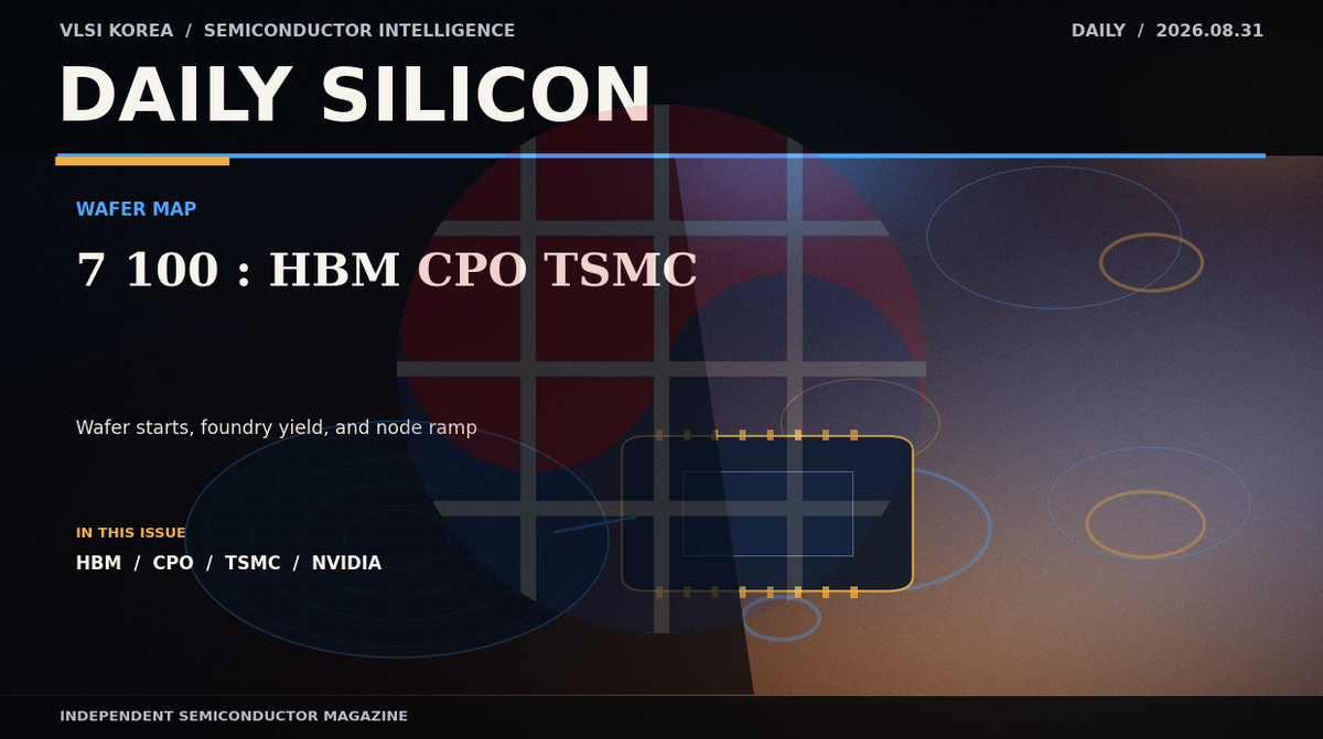 Daily Silicon: NVIDIA US$710 Billion: HBM, CPO, TSMC Supply Chain