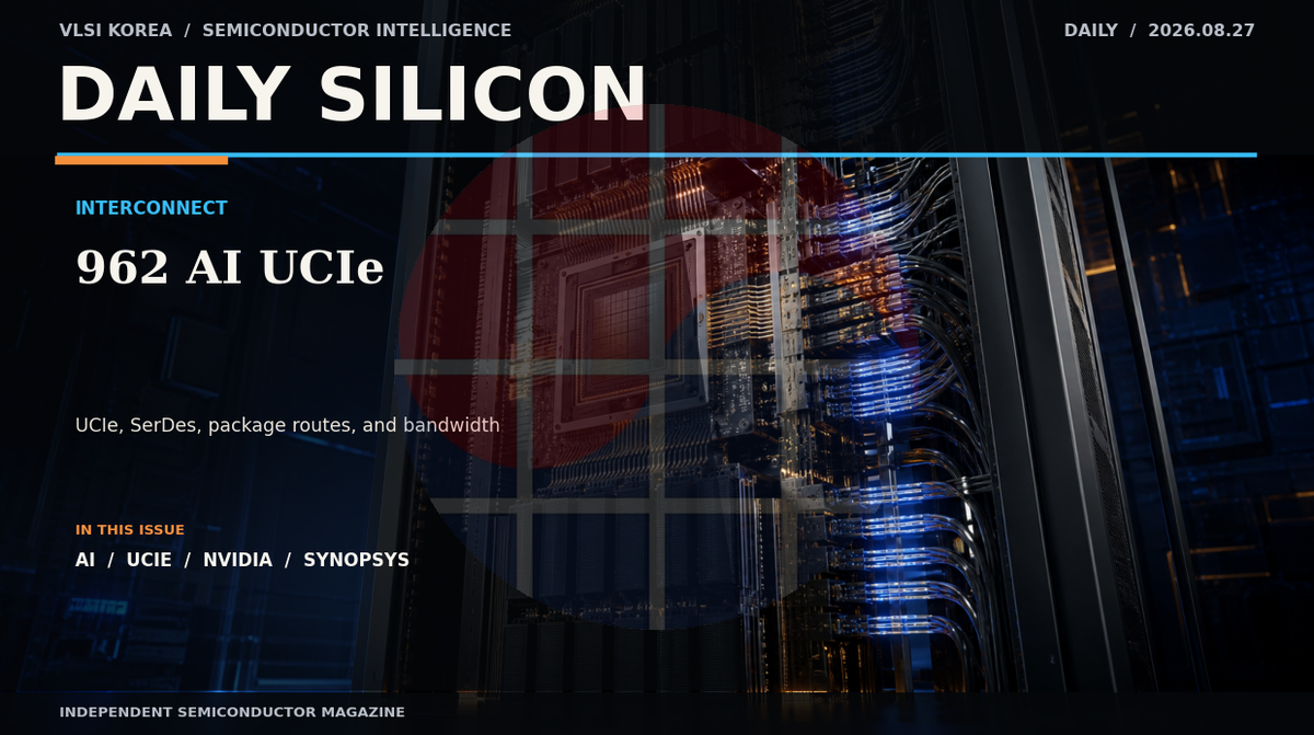 Daily Silicon: NVIDIA $96.2B, AI Silicon and UCIe Design Shift