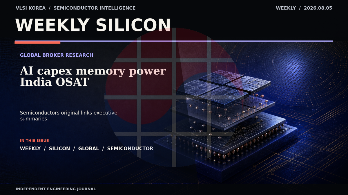 VLSI Korea Weekly Silicon 글로벌 반도체 증권사 리서치 표지