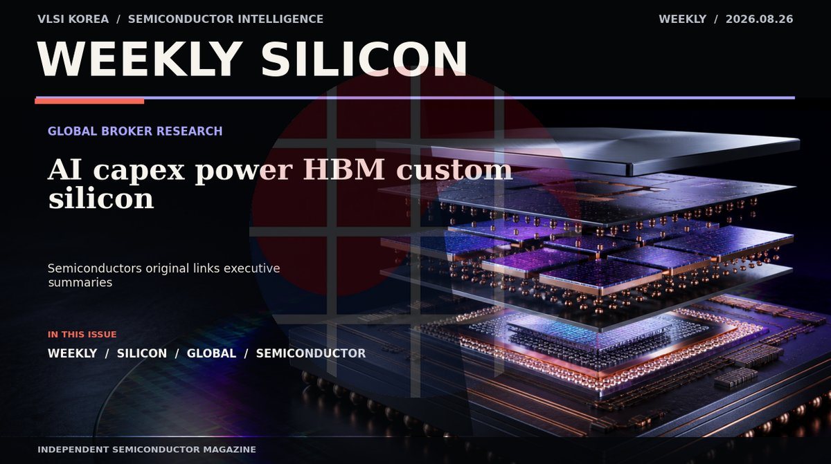 VLSI Korea Weekly Silicon 글로벌 반도체 증권사 리서치 표지