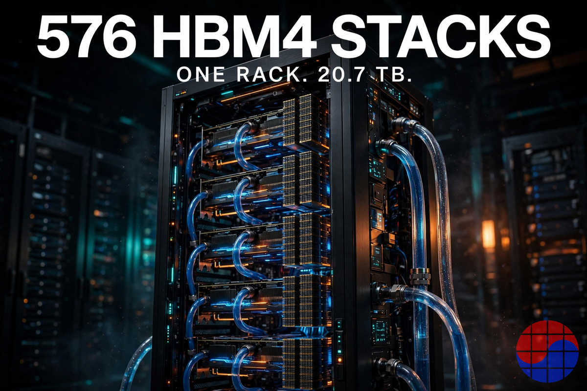 The Math of Vera Rubin Production: 576 HBM4 Stacks per Rack, 300,000 Wafers per Million GPUs (TSMC, SK hynix, Samsung, Micron)