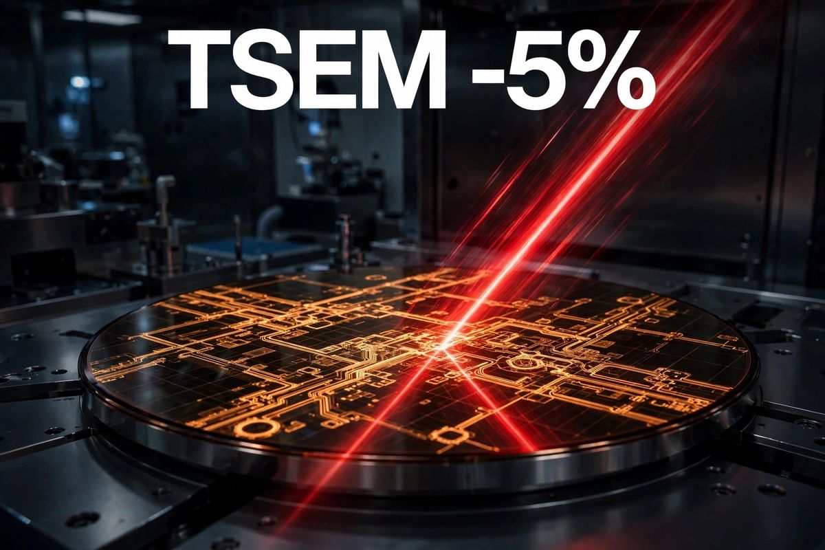 타워세미컨덕터 주가 5% 하락 이유 — 실적 앞 차익실현과 AI 자금조달 우려 (SiGe·SiPho)