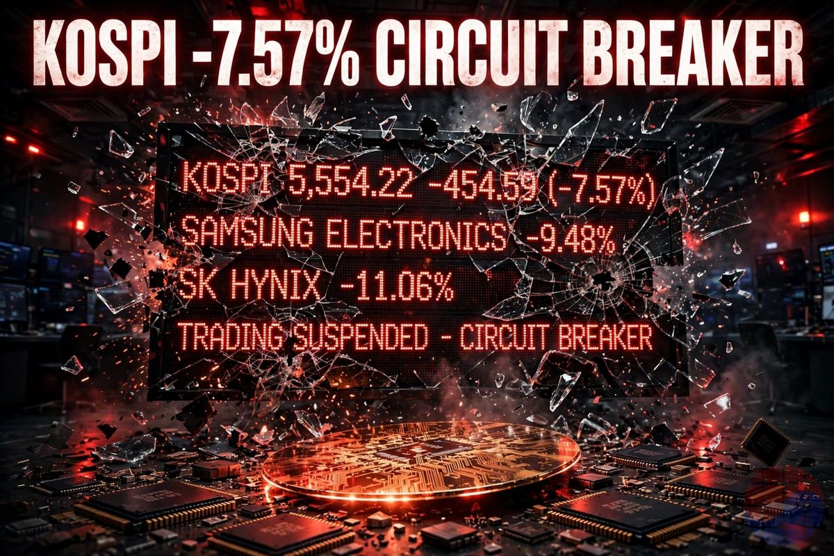 Kamis Hitam: KOSPI Circuit Breaker, TSMC Catat Rekor Tertinggi, Ketakutan Capex AI — 7 Artikel Wajib Baca 16 Oktober
