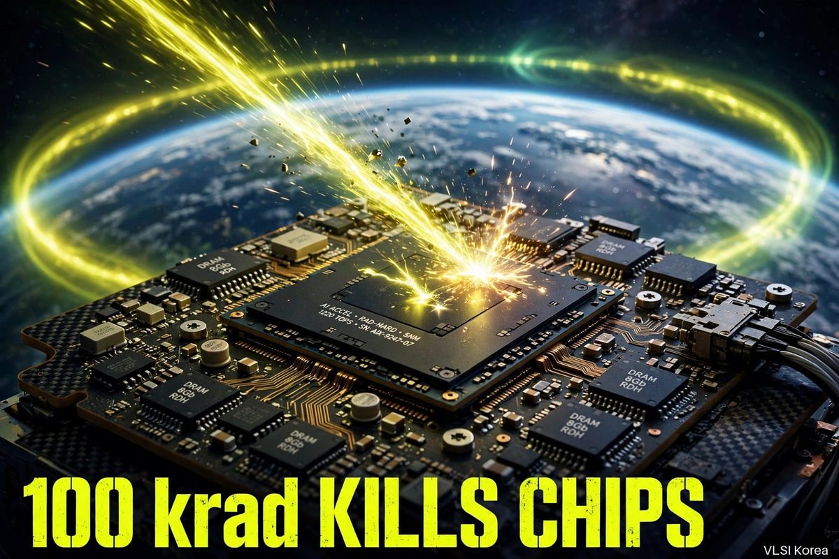 Semicondutores para data centers espaciais 1: Como a radiação destrói chips — TID, SEE e design rad-hard