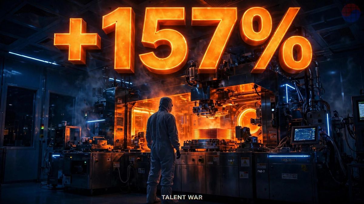 The Global Chip Talent War: Korea's 157% Hiring Surge, Taiwan's Drought, America's 157,000-Worker Gap