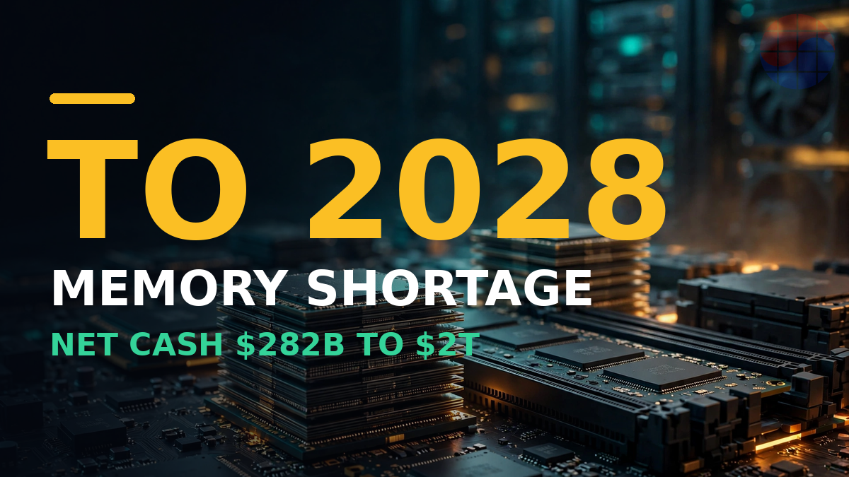 Nomura: Thiếu hụt bộ nhớ đến 2028 — Mục tiêu Samsung 670.000 won và SK hynix 4,7 triệu won được giữ nguyên (HBM, DRAM)