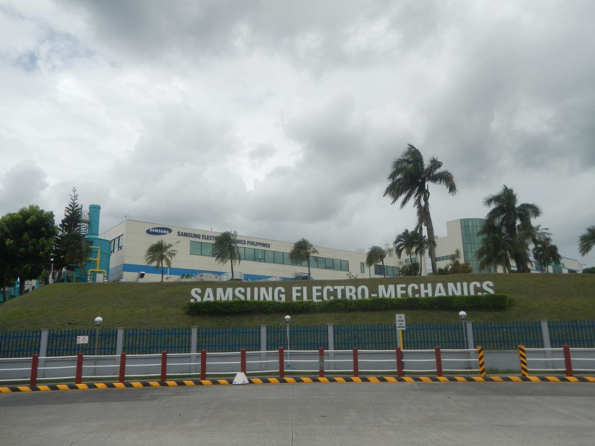 Samsung Electro-Mechanics Philippines facility in Calamba, photographed in 2019