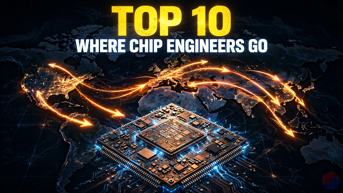 ¿A dónde quieren ir los ingenieros de semiconductores? 10 países, 10 destinos de ensueño