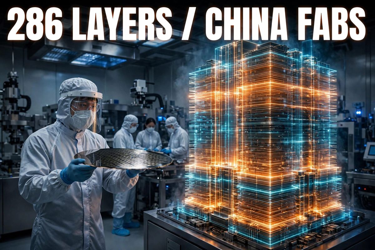Samsung và SK hynix nâng cấp fab NAND tại Trung Quốc: 5 sự thật đằng sau bước nhảy lên 286 lớp và 240 lớp (V9, YMTC)