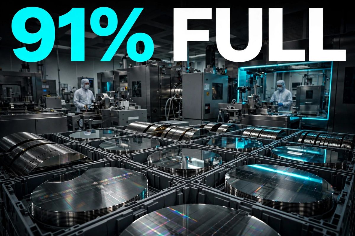 Market Bulletin：晶圆代工产能利用率达91% — 8英寸产能减少6%，成熟制程趋紧