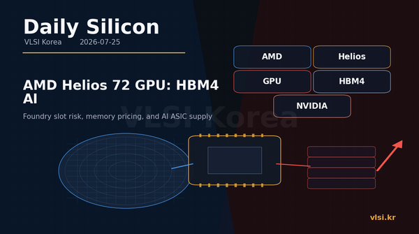 Daily Silicon: AMD Helios 72 GPU: HBM4·엔비디아 AI칩