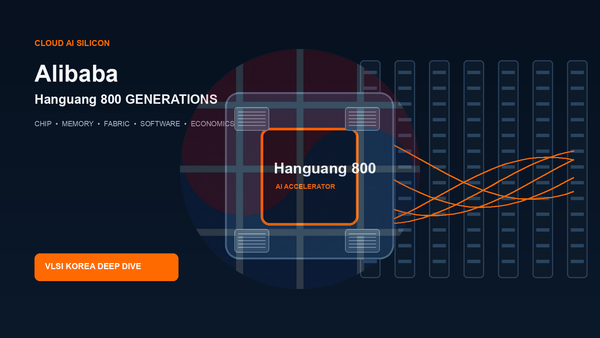 Alibaba Hanguang 800 generational architecture editorial illustration