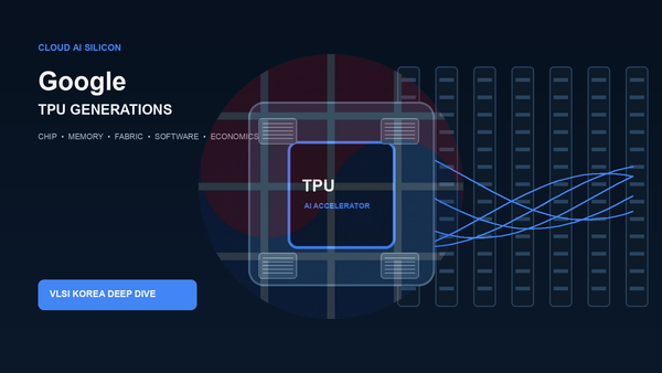Google TPU generational architecture editorial illustration
