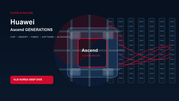 Huawei Ascend generational architecture editorial illustration