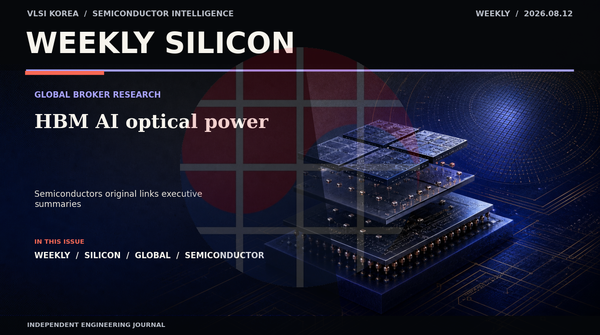 VLSI Korea Weekly Silicon 글로벌 반도체 증권사 리서치 표지