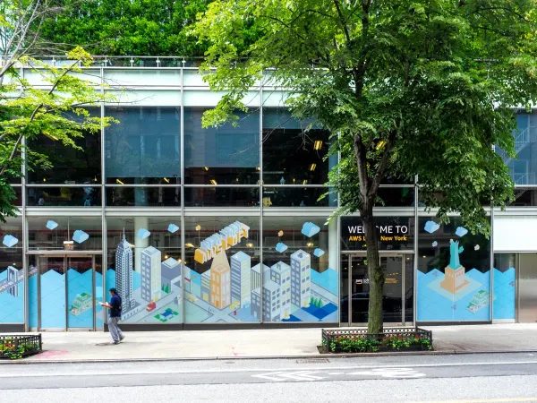 2019년 6월 촬영한 뉴욕 AWS Loft 외관