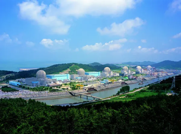 IAEA가 2013년 공개한 한빛 원전 부지 전경