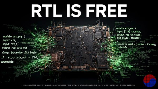 RTL은 공짜가 된다: AI가 표준 IP의 해자와 RTL 엔지니어의 미래를 바꾸는 법