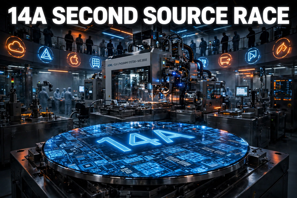 Big Tech Circles Intel 14A: The Foundry Second-Source Race Has Begun