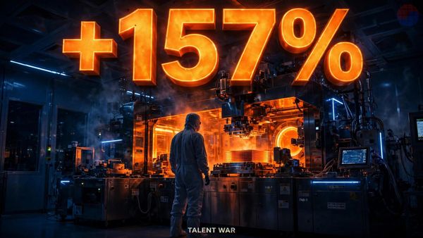 Perang Talenta Chip Global: Korea melonjak 157%, Taiwan kekeringan, AS defisit 157.000 pekerja