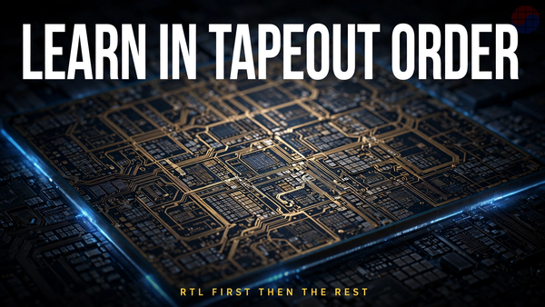 The RTL-First Full-Stack Chip Roadmap: Learn in Tapeout Order