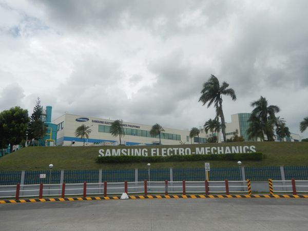 Samsung Electro-Mechanics Philippines facility in Calamba, photographed in 2019