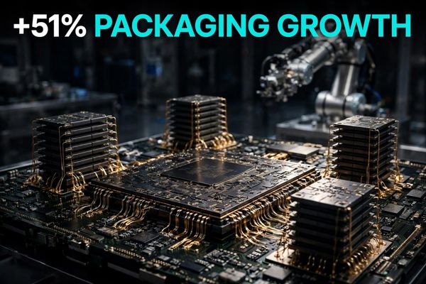 Market Bulletin: los ingresos de packaging suben un 51% — ASE llega a 4.740 millones de dólares y el back-end escala
