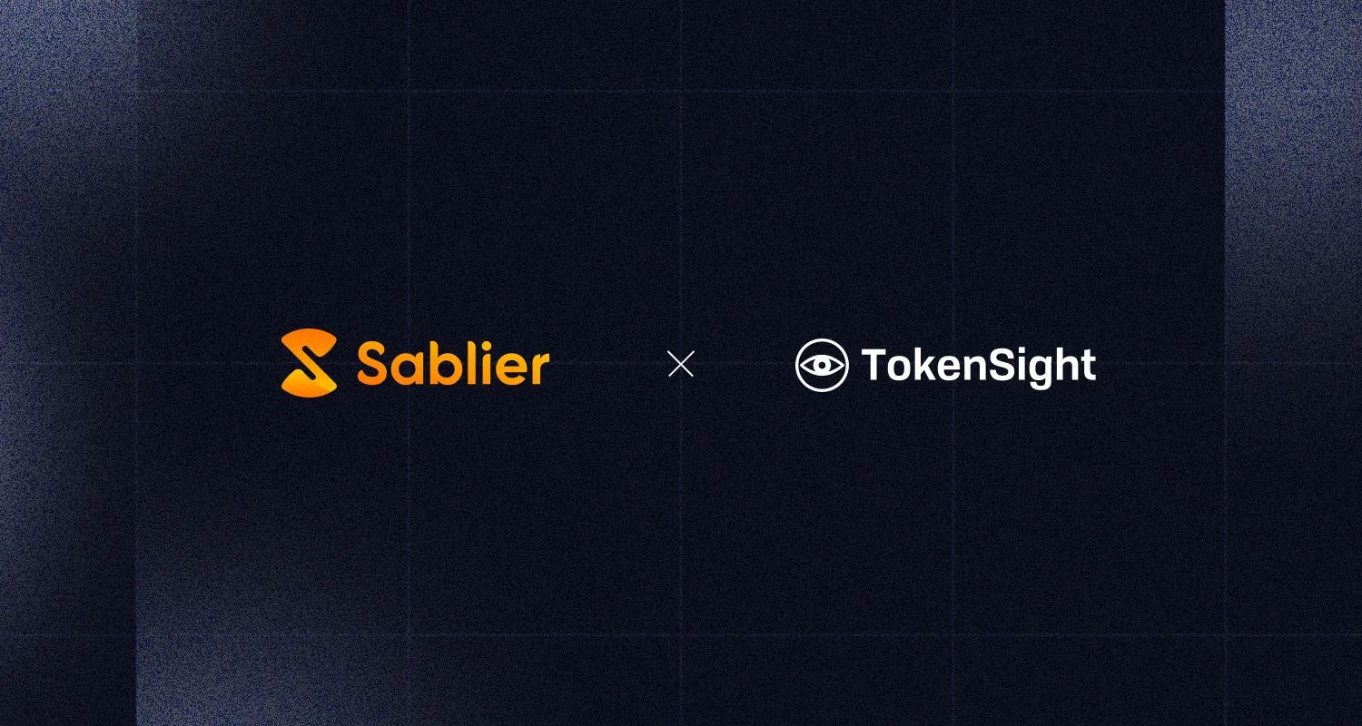 How TokenSight Leverages Sablier's Vesting Solution