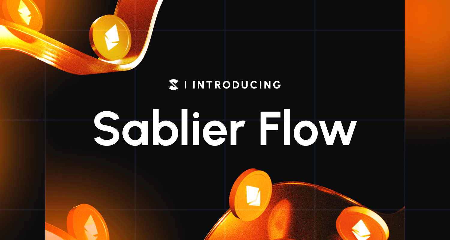 Introducing Sablier Flow: Open-Ended Streams