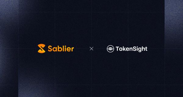 How TokenSight Leverages Sablier's Vesting Solution