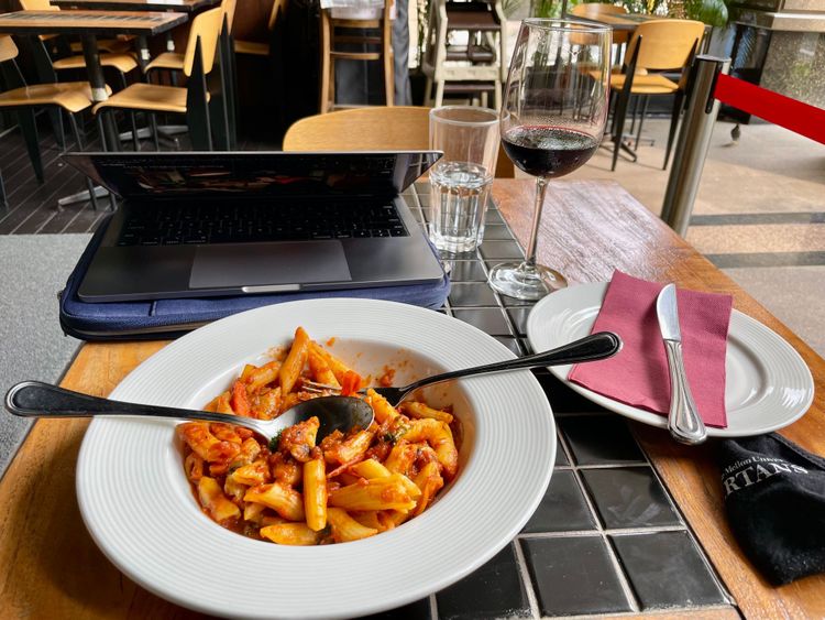 Lunch at Pasta Fresca