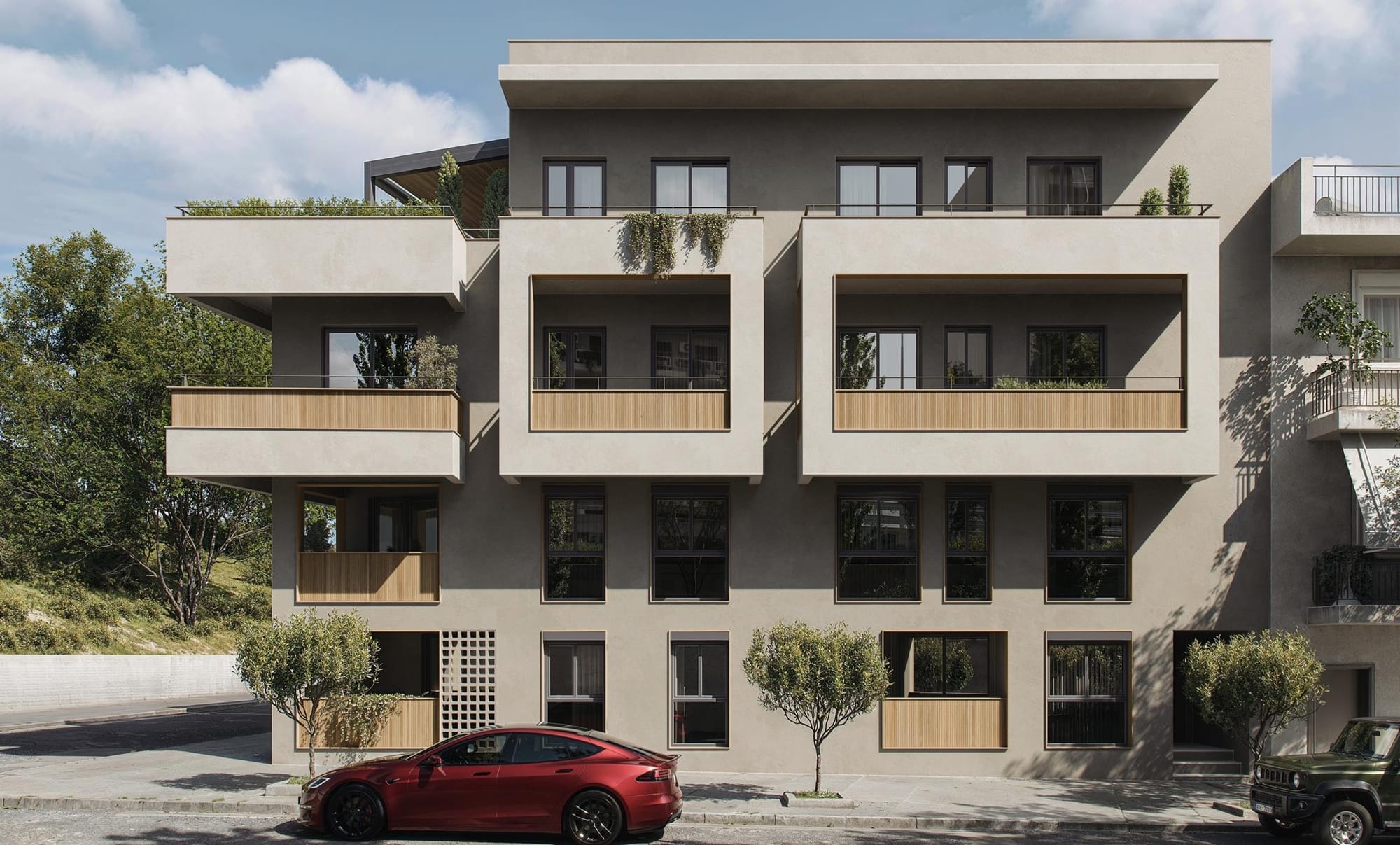 East Athens apartments with mountain views - Hymettus Horizon Residence
