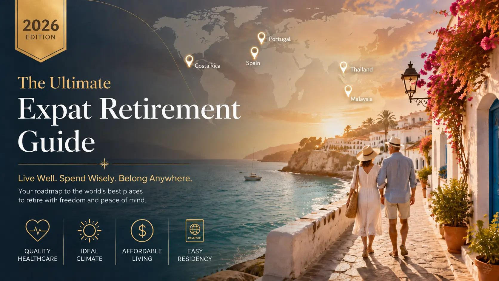 Best countries for expats to retire with residency options (2026)