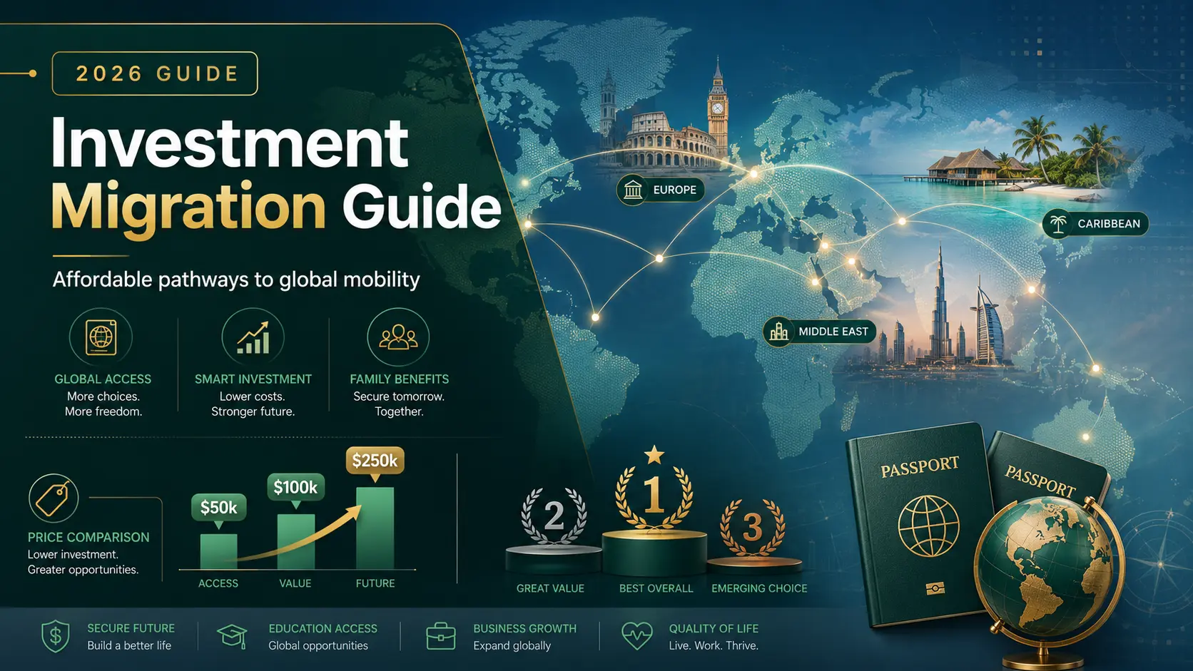 Cheapest golden visas in 2026: ranked by entry price
