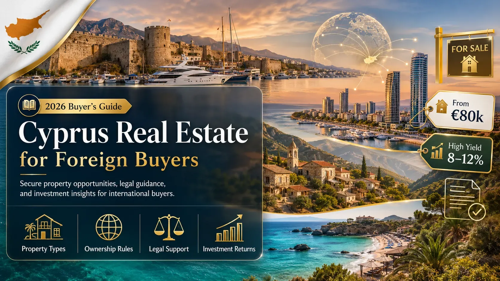 Cyprus real estate for sale: foreign buyer's guide (2026)