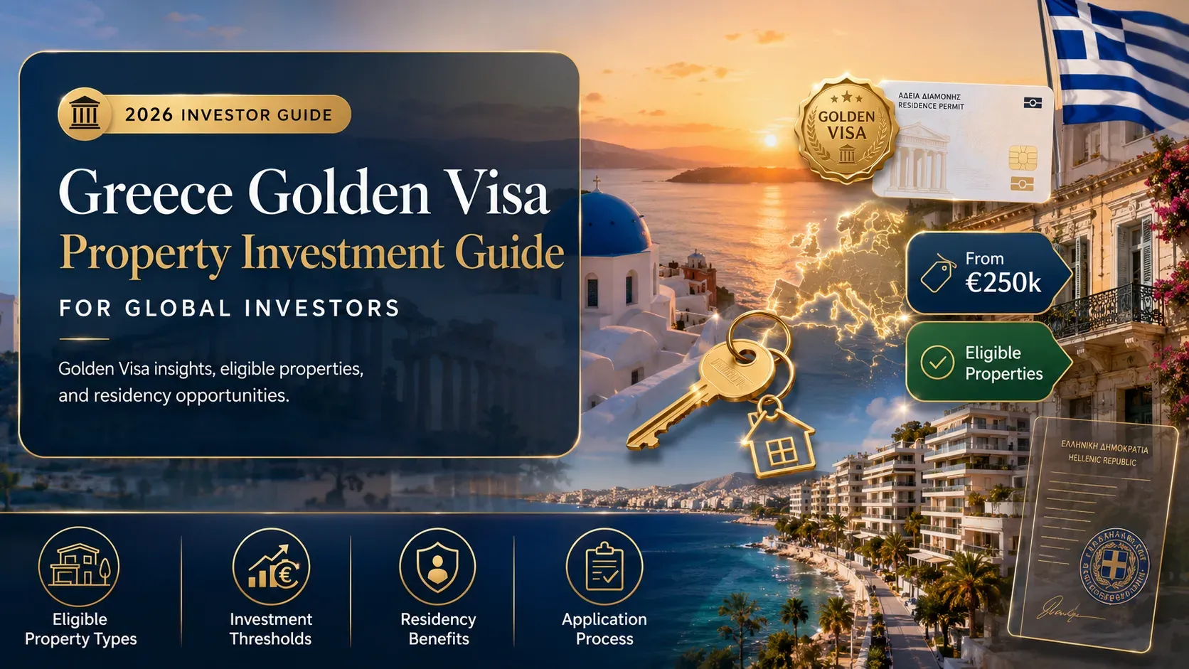 Buy property in Greece: Golden Visa guide (2026)