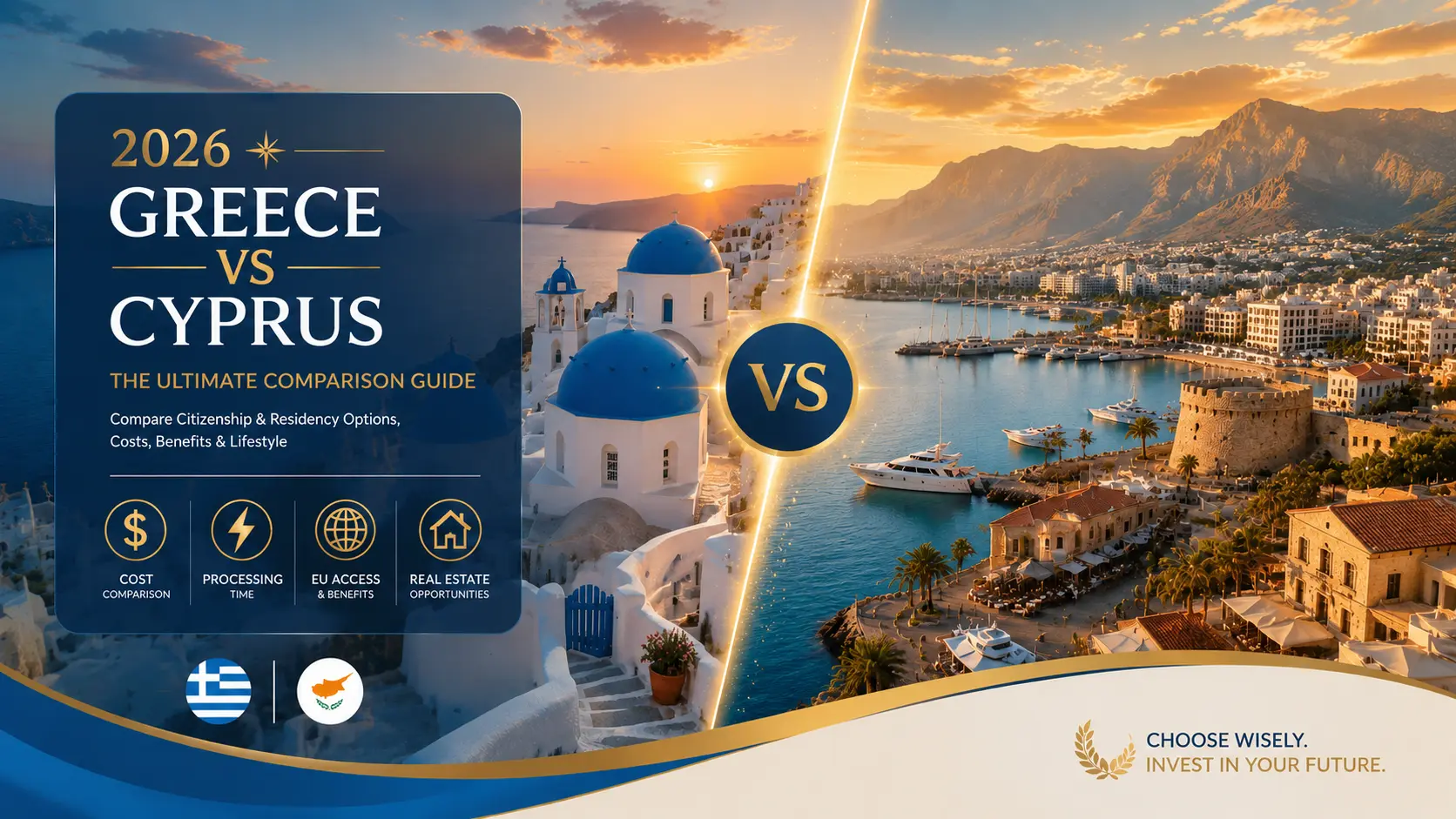 Cyprus vs Greece: which residency wins in 2026?