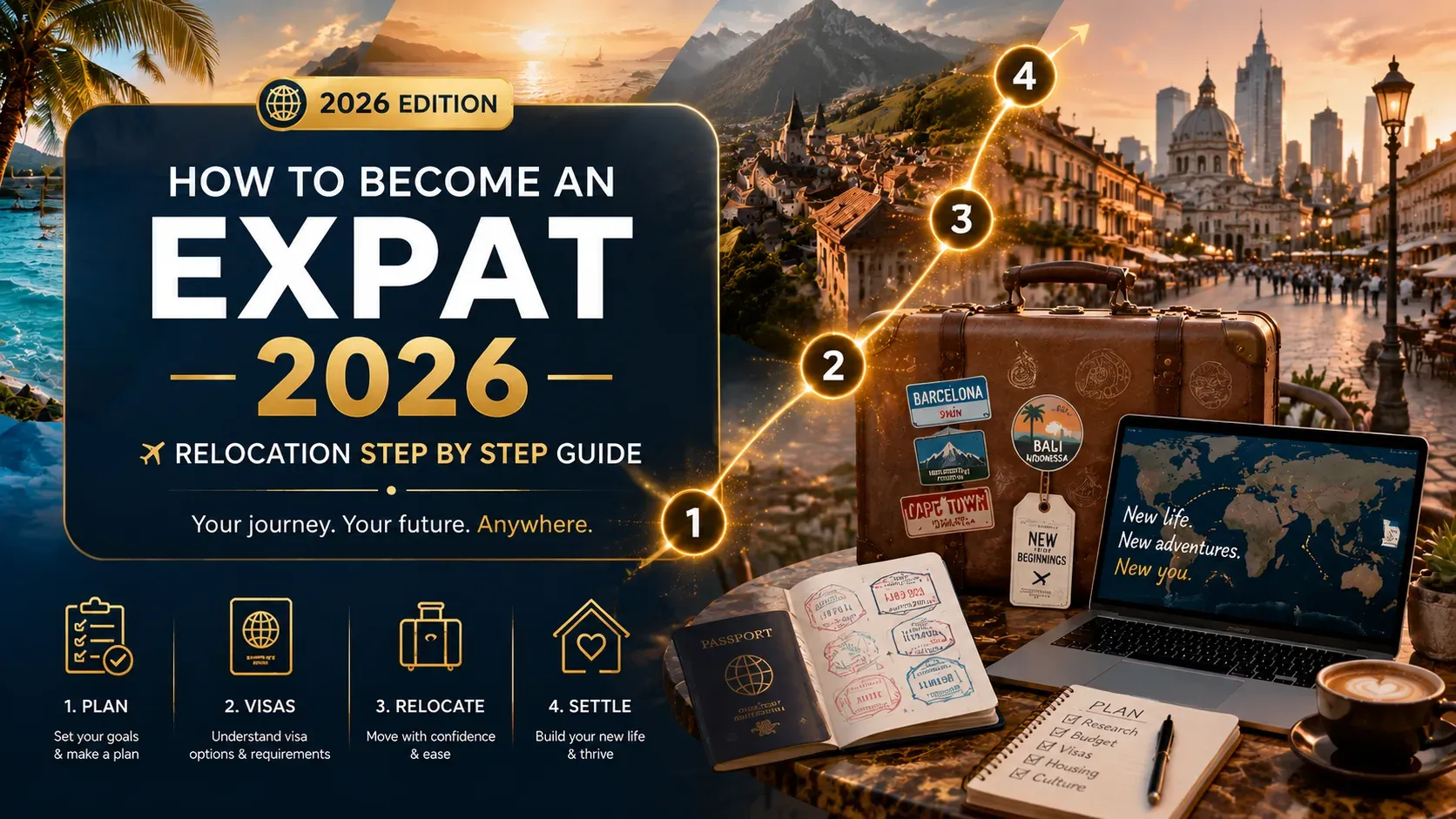 How to become an expat: a 2026 step-by-step guide