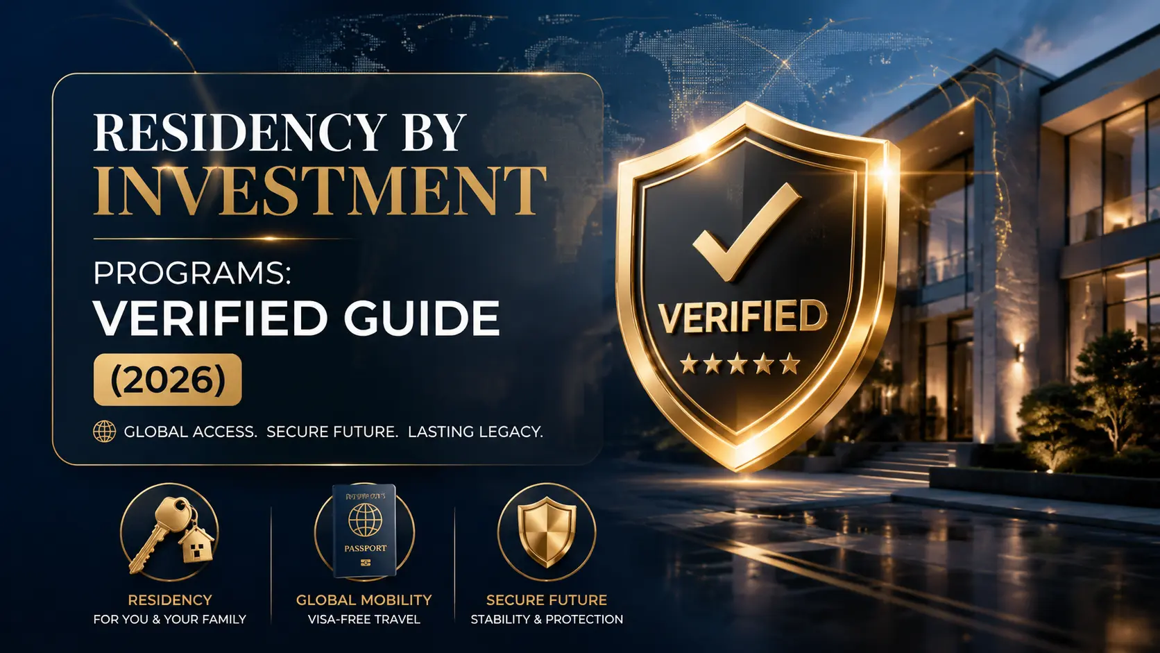 Residency by investment programs: Verified guide (2026)