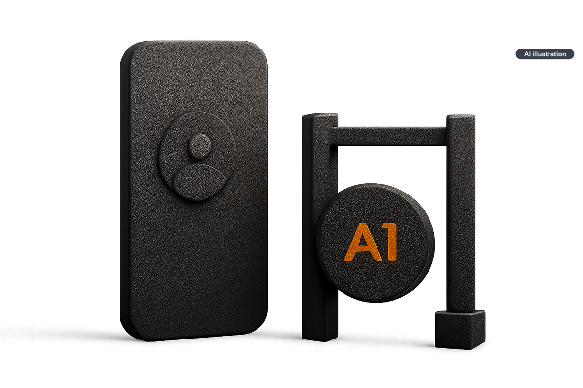 Conceptual AI illustration for Google’s Gemini agentic calling is built around disclosure and caller identity