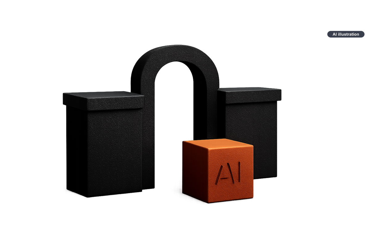 Conceptual AI illustration for Anthropic skips Australia’s Senate AI hearing, but will face parliament next week